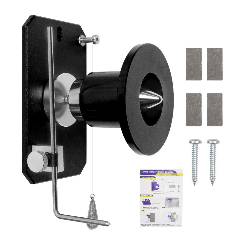 Autobrother Magnetic Wall Mount Blade Balancer – For Lawn Mower Blades